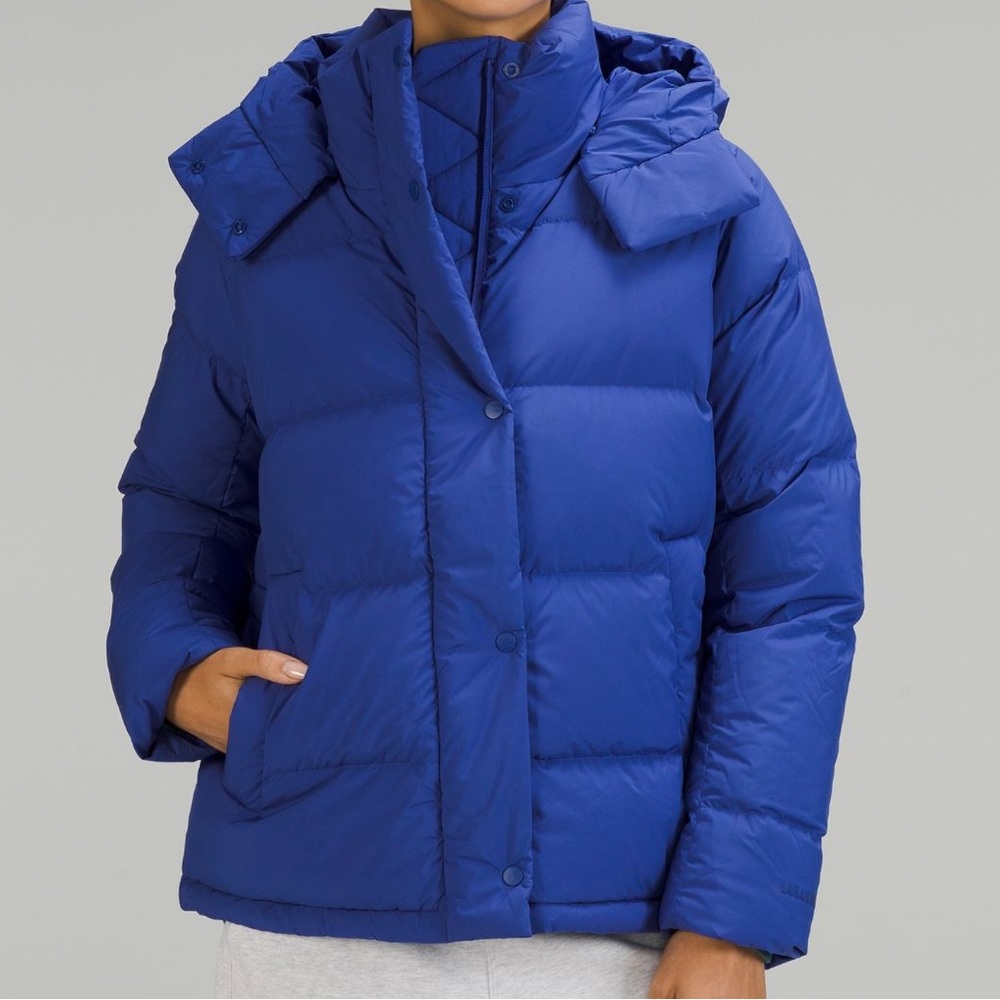 lululemon athletica Blue Puffer Jacket